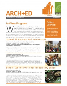 Architecture + Education Newsletter